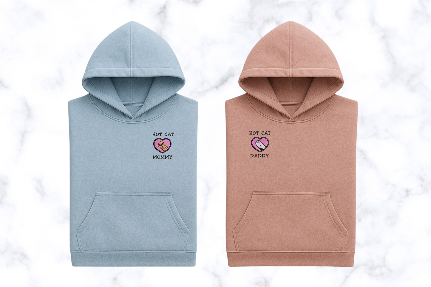 Komplet bluz - matching (HOT CAT MOMMY / HOT CAT DADDY)