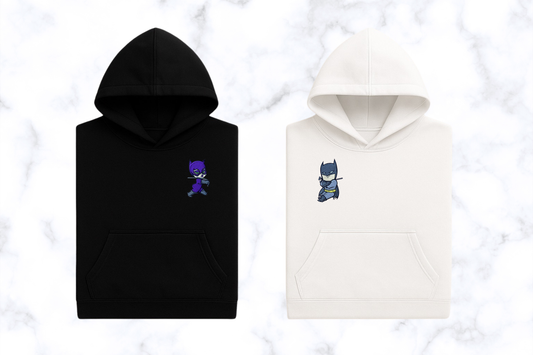 Komplet bluz - matching ( inspirowana Nietoperz i Kot)