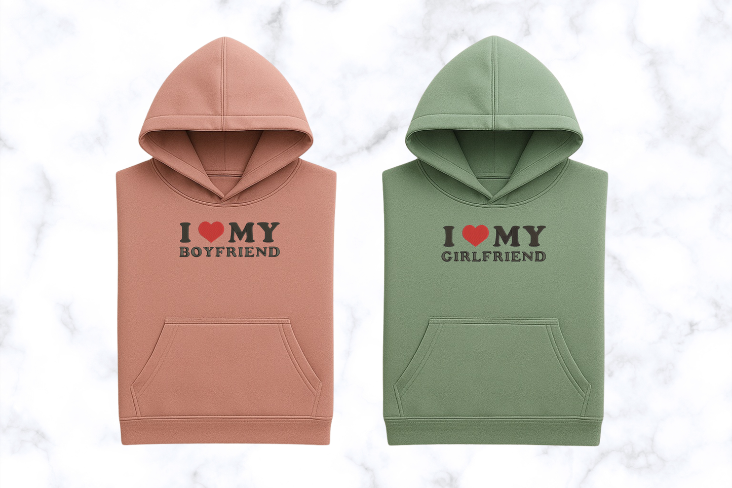 Komplet bluz - I LOVE MY BOYFRIEND/GIRLFRIEND