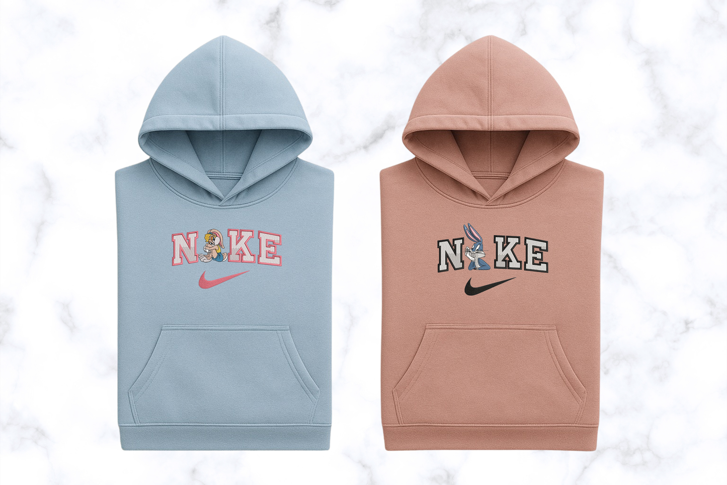 Komplet bluz - matching ( inspirowana królik Bugs i Lola)