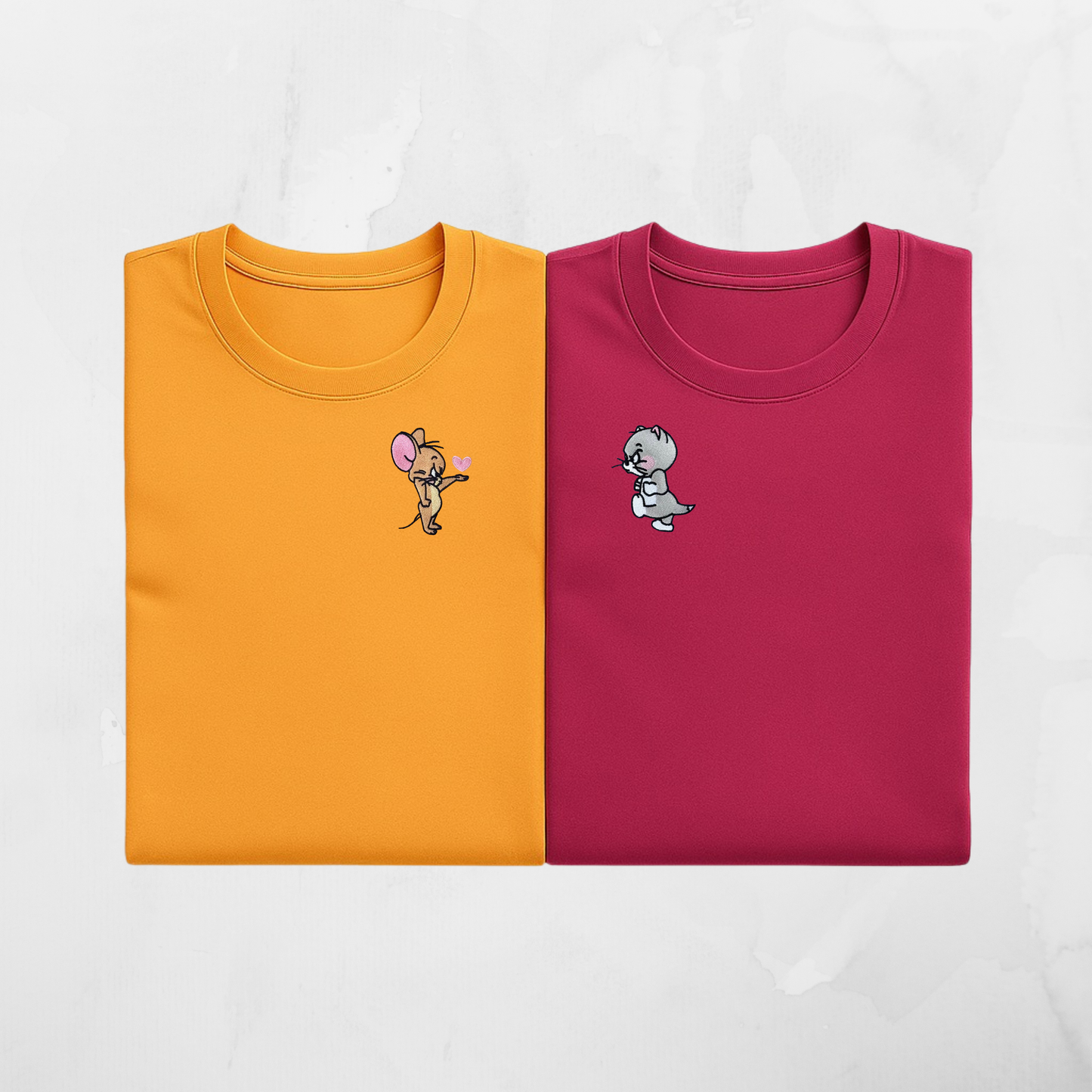 Komplet koszulek - matching ( inspirowane Kot i mysz v4)