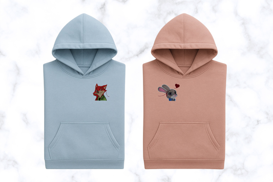 Komplet bluz - matching ( Królik i Lis)