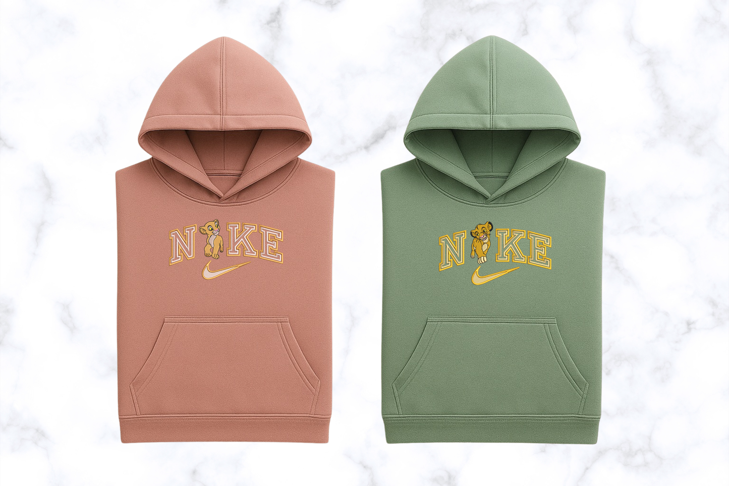 Komplet bluz - matching ( inspirowana Król Lew )