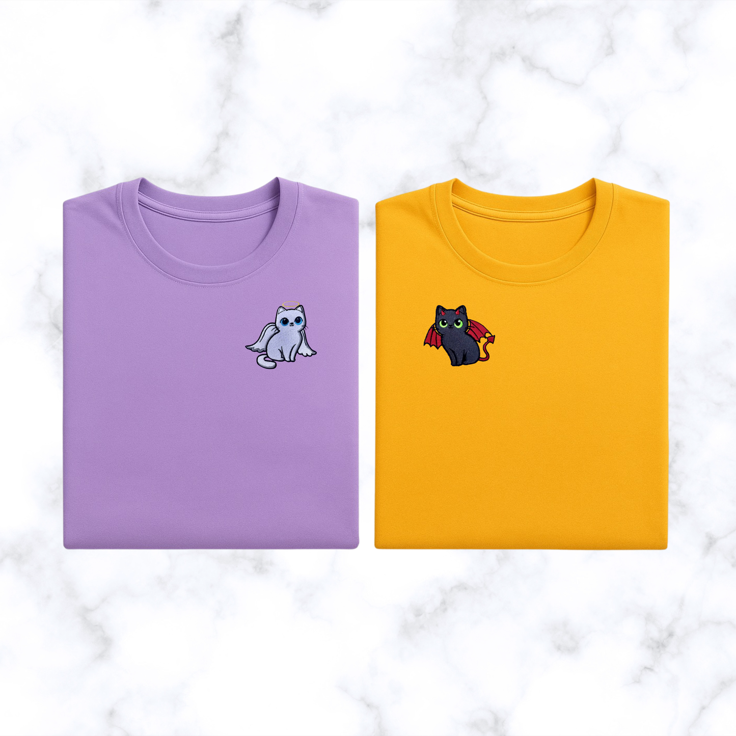 Komplet koszulek - matching (Naughty kittens)