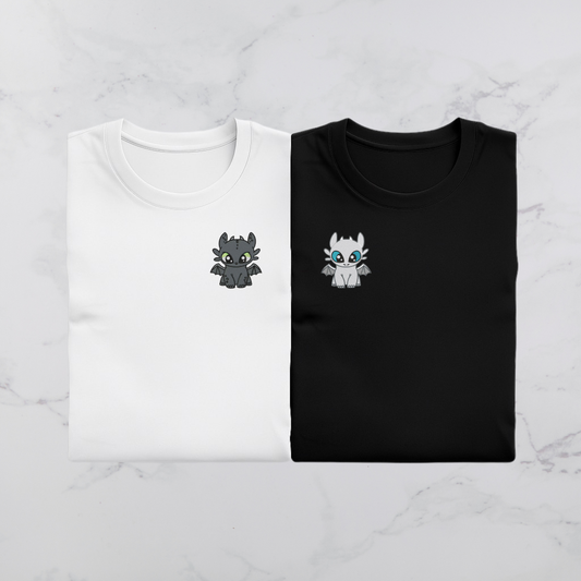 Komplet koszulek - matching ( inspirowane Smoki )