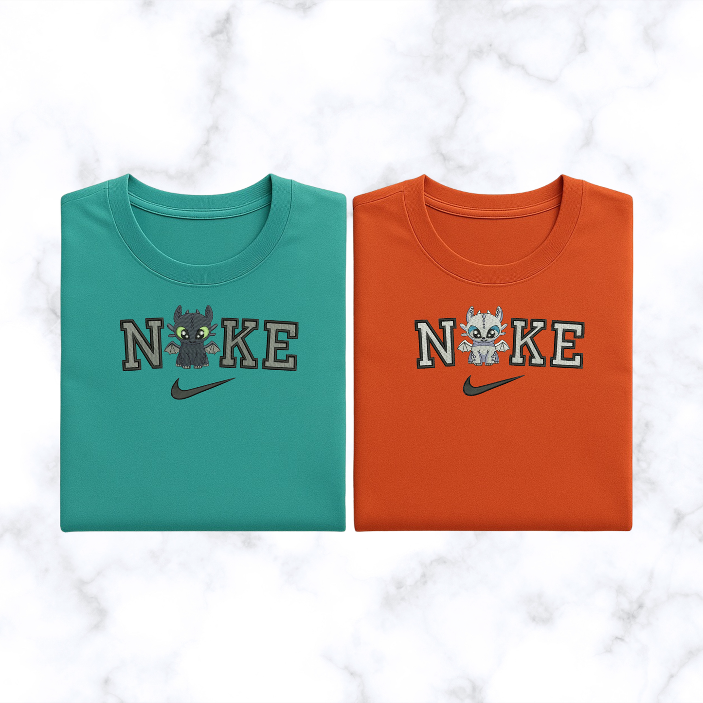 Komplet koszulek - matching ( inspirowane Smoki NKE v2)