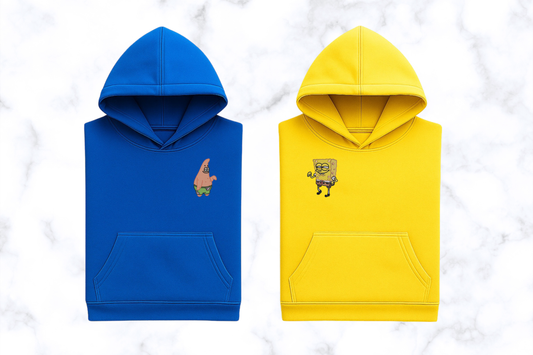 Komplet bluz - matching ( inspirowana Spongebob )